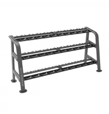 BRONZE GYM BR-1027 Стойка для гантелей (15 пар)